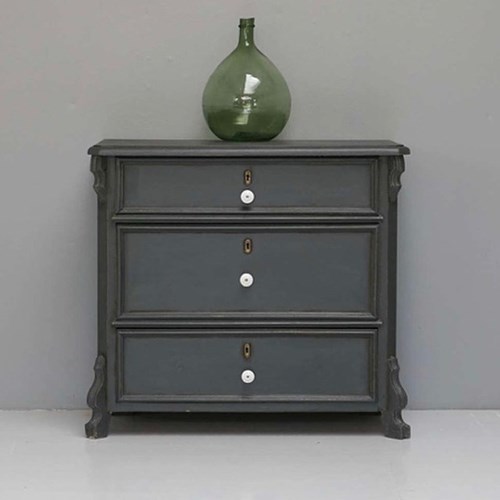  Continental Painted Chest Of Drawers