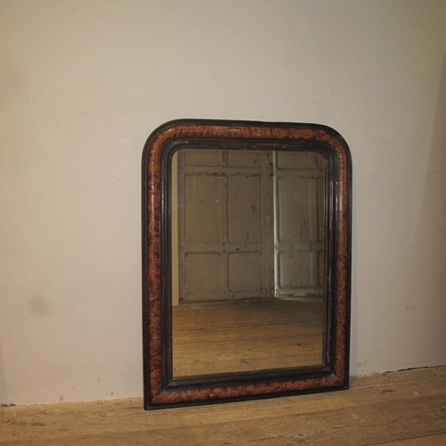 Antique French Tortoiseshell Mirror