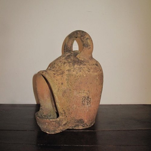 Antique Provencal Terracotta Feeder