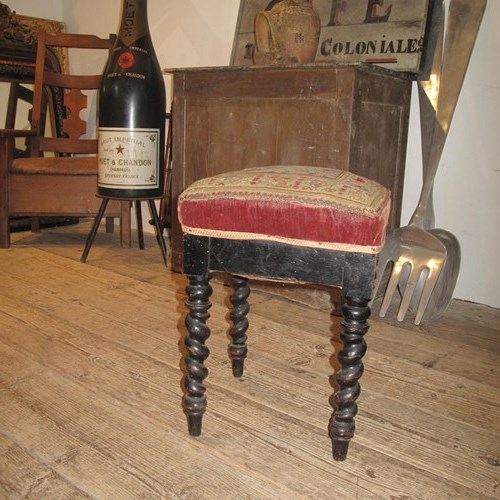 Napoleon III Tapestry Stool