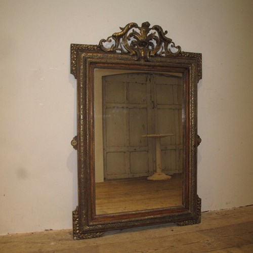 Large Antique Gilt Mirror