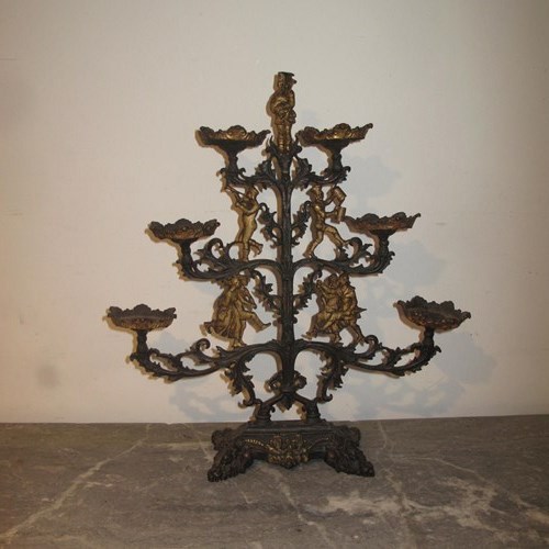 Unusual Antique Candelabra