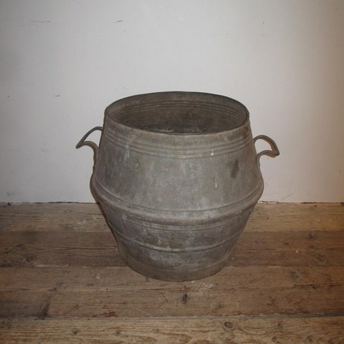 Galvanised Log Bin