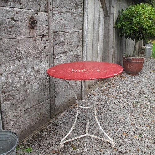 Garden Table In Original Paint