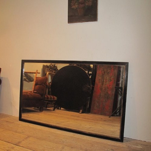 Large Ebonised And Gilt Mirror