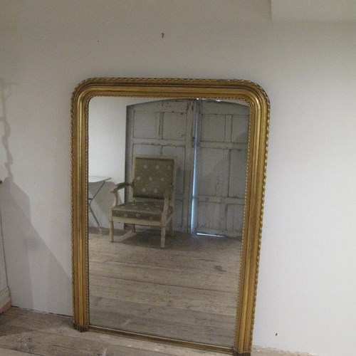 Superb Large Antique Gilded Mirror
