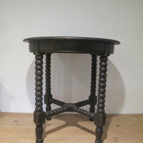 Antique Bobbin Leg Table