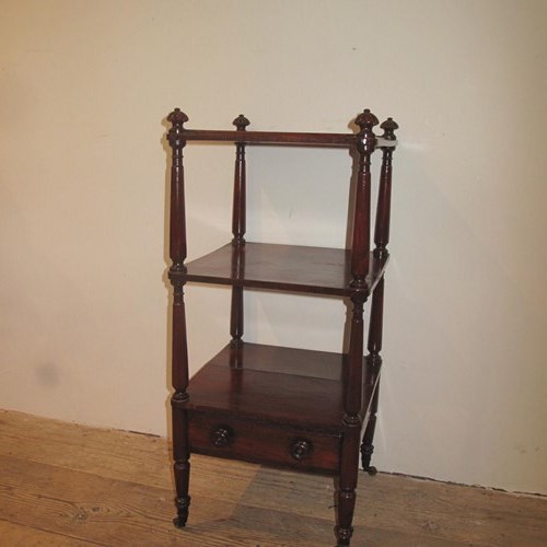 Regency Mahogany Whatnot