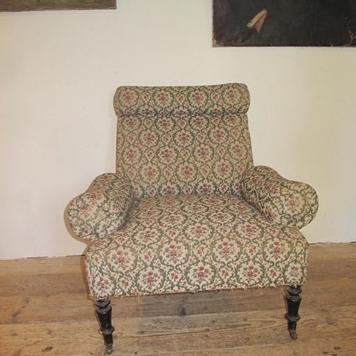 Large Antique Napoleon III Chair