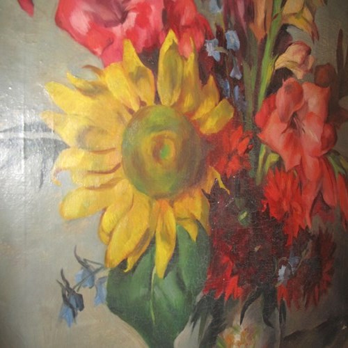 Oil On Canvas Signed Dertel 1922