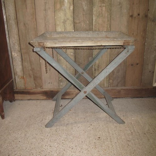 Folding Potting Table Original Paint