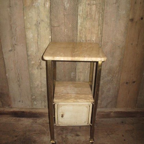 Onyx And Brass Cabinet 