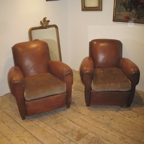 Pair Of Leather Chairs