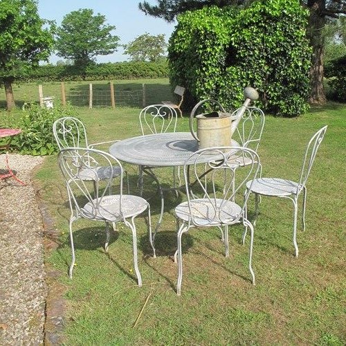 Garden Table And Six Chairs