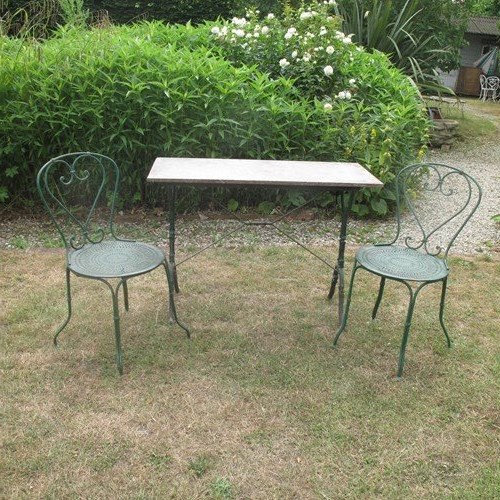 Garden Table And Two Chairs