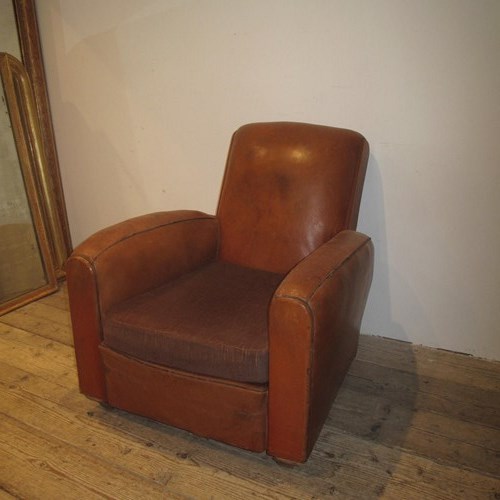 Leather Club Chair