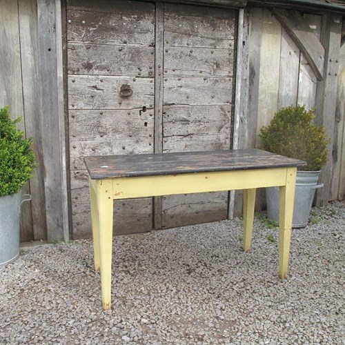 Antique Painted Pine Table