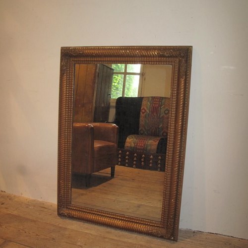 19Th Century Ripple Mirror