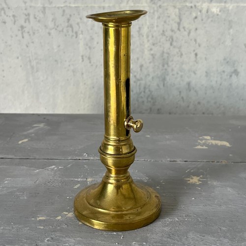 Antique Brass Candlestick 