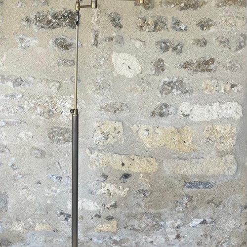 French Floor Lamp With Articulated Arm