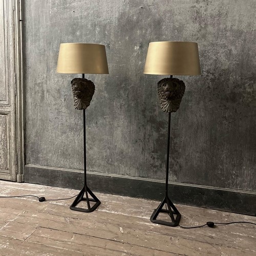 Pair of Tom Dixon standard lamps