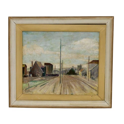 Signed Oil On Canvas