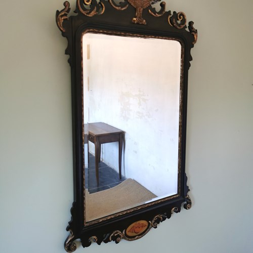 Georgian Mahogany Mirror 