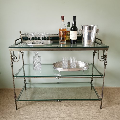 Bespoke Glass Drinks Table 