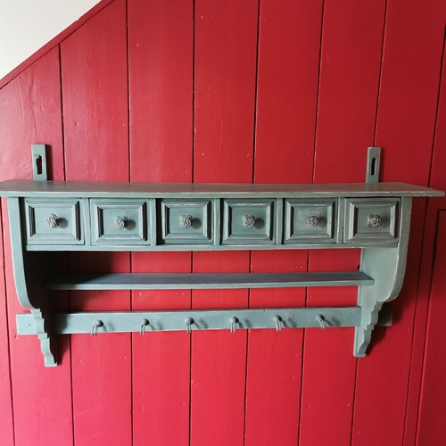 French Painted Hanging Rack 