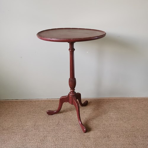 Painted Pedestal Table 