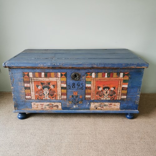 Swedish Painted Chest 