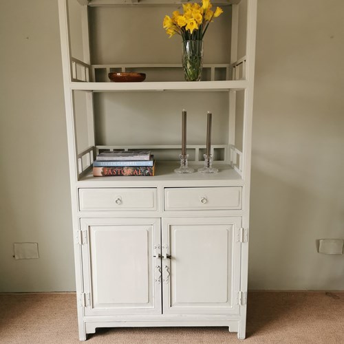 Painted Cupboard Bookcase 