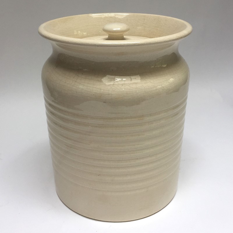 Cream Banded Jar By T G Green-general-store-no-2-1-main-637267830831143075.JPG