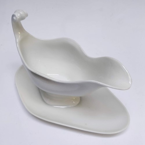 French White Porcelain Sauce Boat