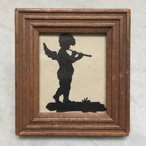 Tiny Cupid Early 19th Century Cut Silhouette