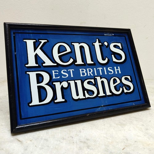 'Kent's Best British Brushes'- Shop Showcard