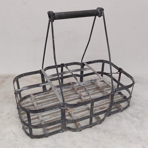 Stylish Continental Metal Carrier For Ten Bottles