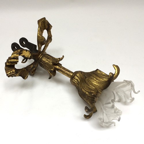 'Bronze' Lily Ceiling Lamp With Flower Petal Shade