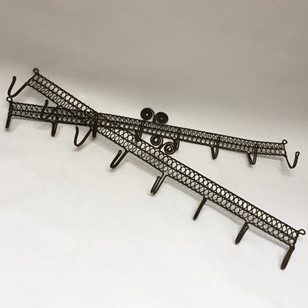 Pair Of Large Continental Wirework ...