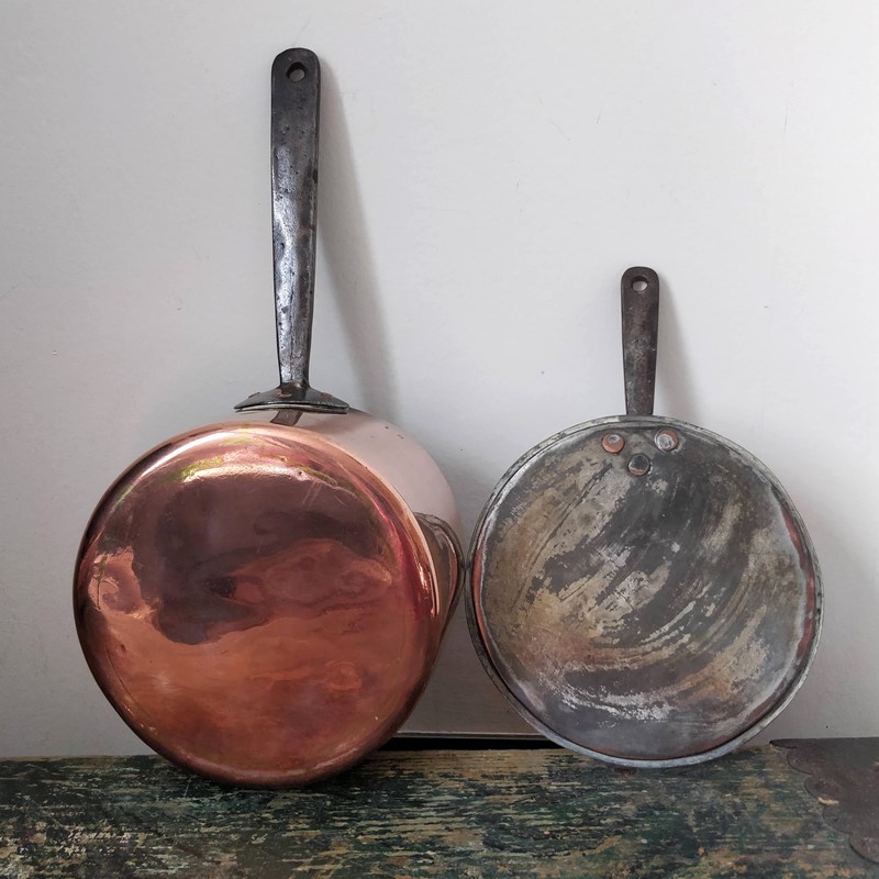 Five English Copper Saucepans Stamped I.S-general-store-no-2-img-20190712-092110-main-636993138247845589.jpg