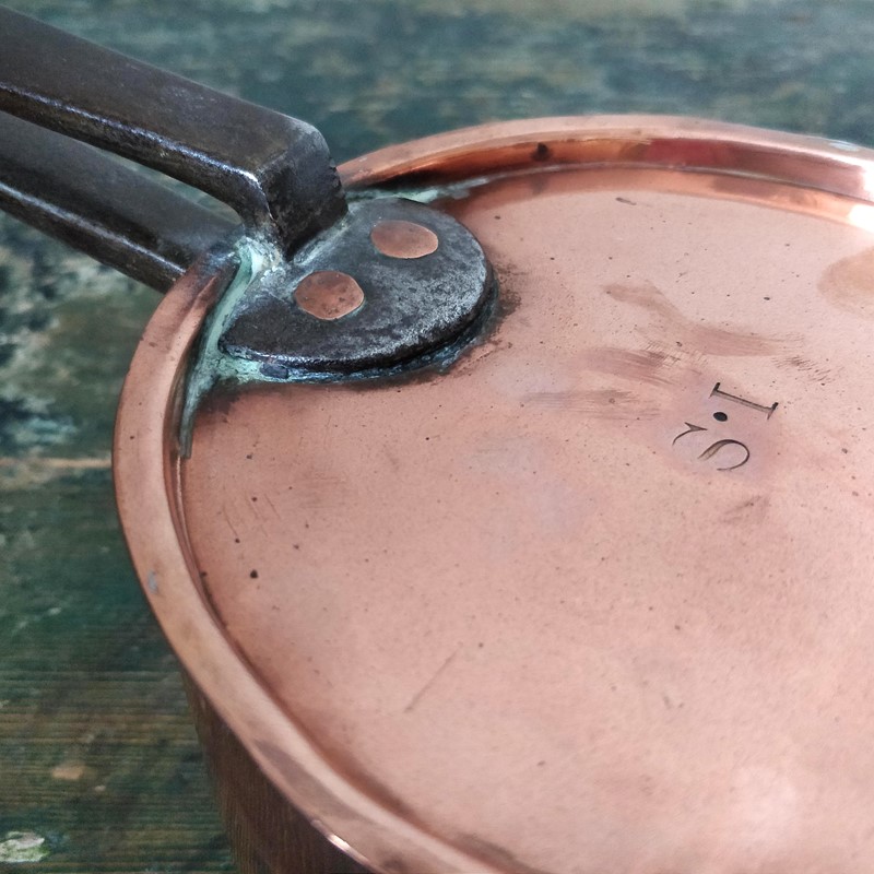 Five English Copper saucepans stamped I.S-general-store-no-2-img-20190712-095000-main-636993133055877662.jpg