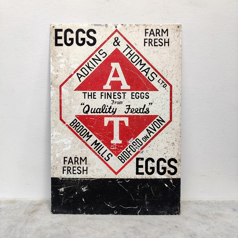 'Farm Fresh Eggs' Double Sided Tin Sign-general-store-no-2-img-20220308-102814-3-main-637823426345127817.jpg