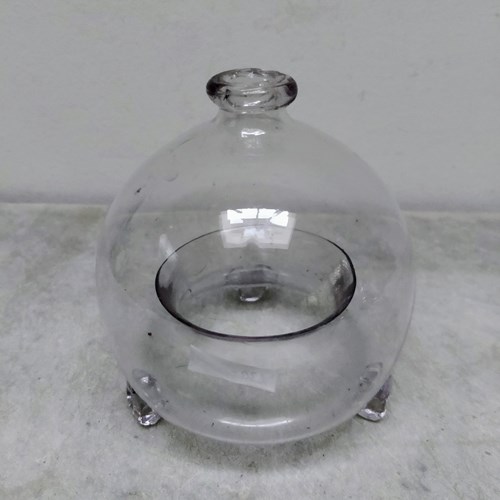 Tiny Continental Hand Blown Glass Wasp Trap