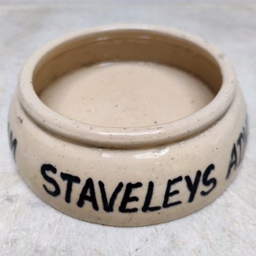 'Staveleys' Advertising Bowl