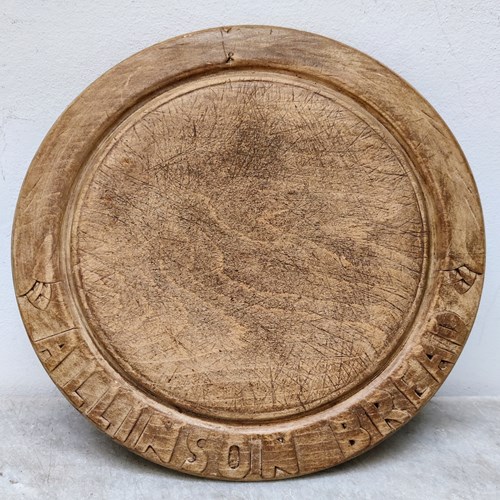 Carved Wooden 'Allinsons Bread' Board 
