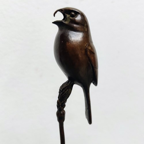 Mid Century Japanese Bronze Bird