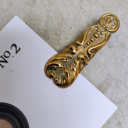 Tiny Pressed Brass Note Clip