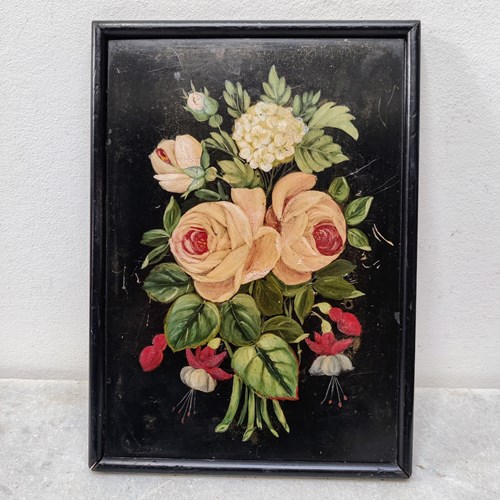 Victorian Hand Painted Ashford Marble Panel