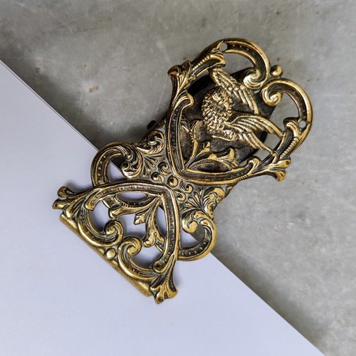 Pretty Brass 'Bird' Clip Patented 1902