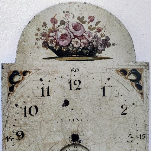 Floral Early C19th Clock Face